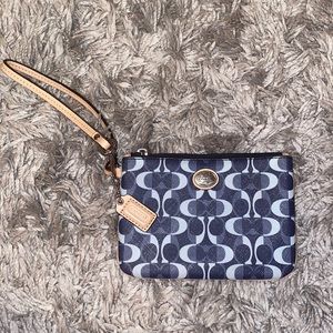 Coach Monogram Wristlet